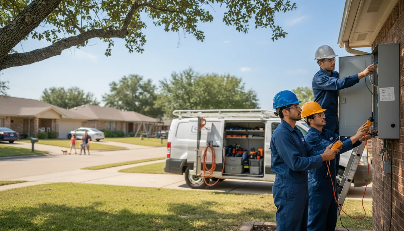 Certified electrician providing emergency electrical services in Shirley, IL